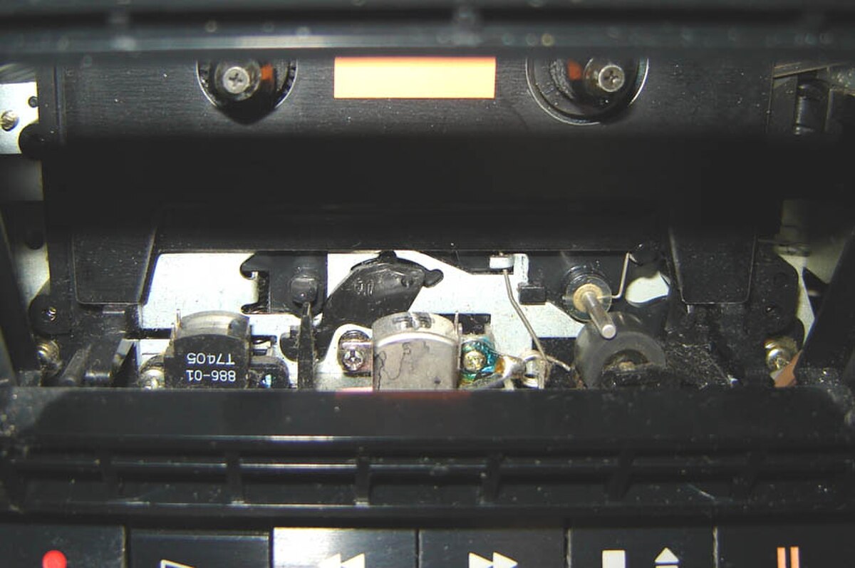 Cassette recorder heads symbolizing DOJ Epstein audio files redactions and transcript gaps